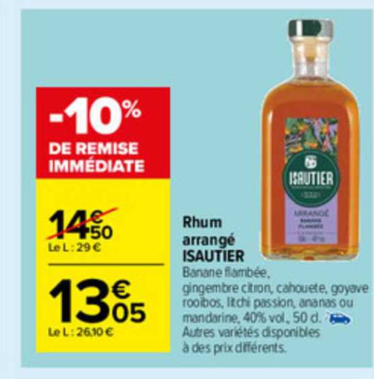 Rhum Arrangé Isautier