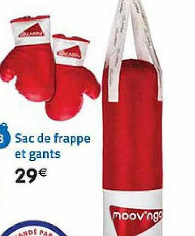 sac de frappe et gants moov'ngo