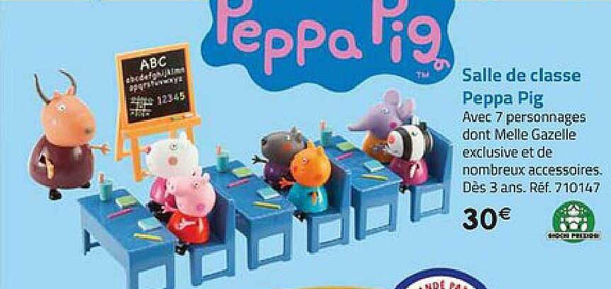 salle de classe peppa pig