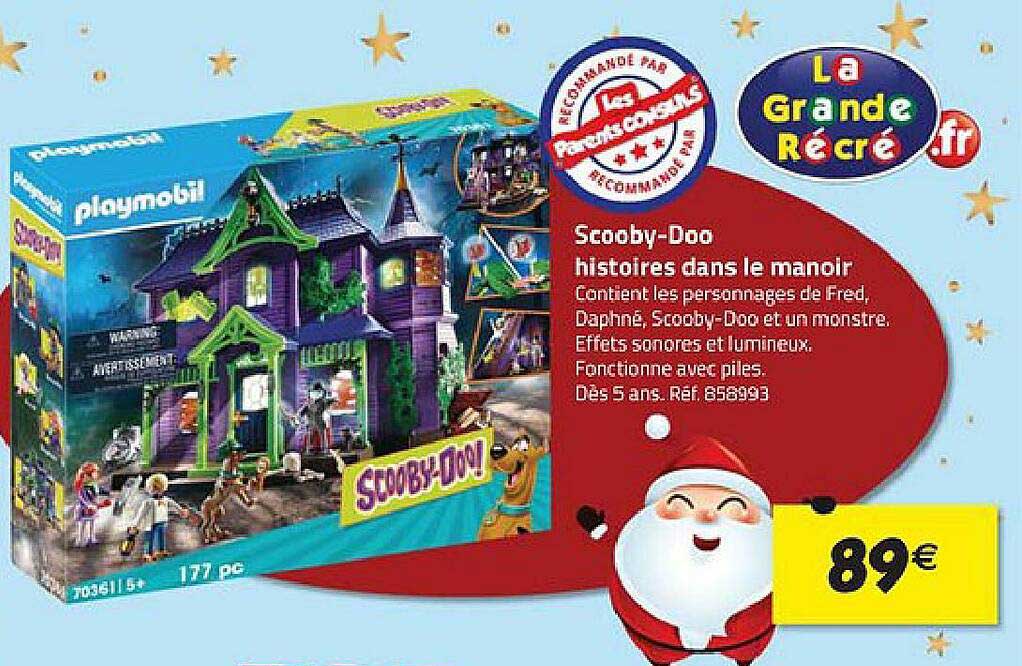 scooby-doo histoires dans le manoir playmobil