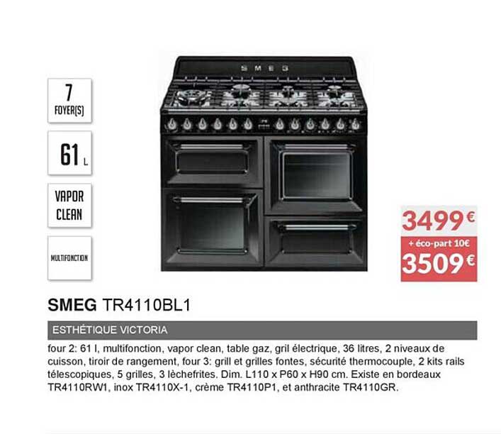 smeg tr4110bl1 esthétique victoria