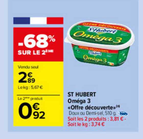 st hubert oméga 3 «offre découverte»