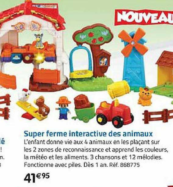 super ferme interactive des animaux
