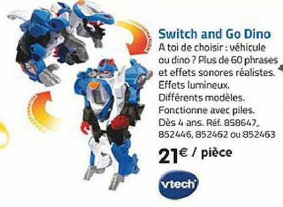 switch and go dino vtech