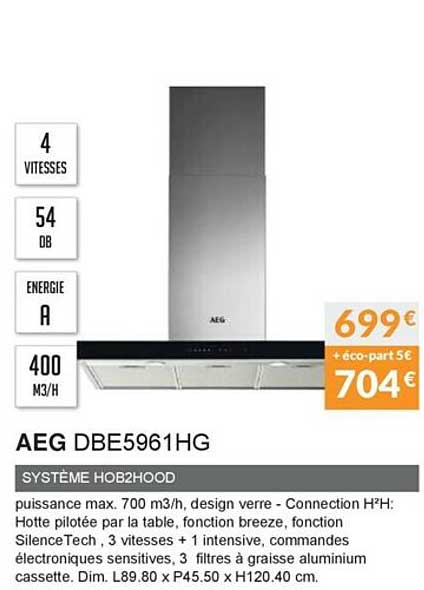 système hob2hood aeg dbe5961hg