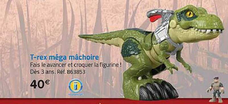 t-rex méga mâchoire