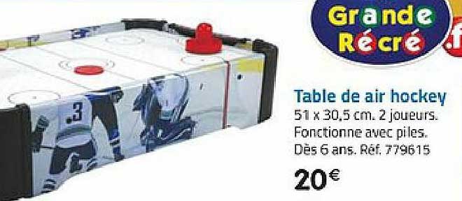 table de air hockey