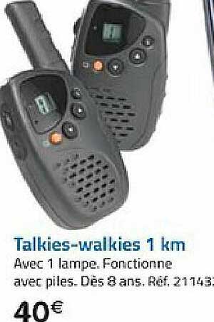 talkies-walkies 1 km