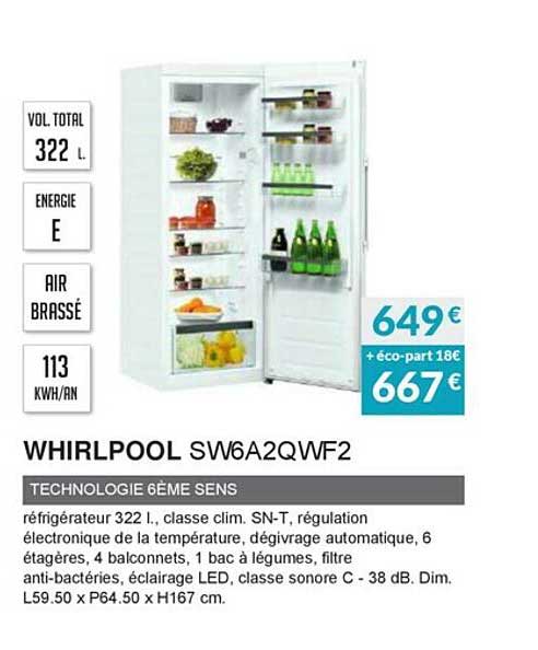 technologie 6ème sens whirlpool sw6a2qwf2