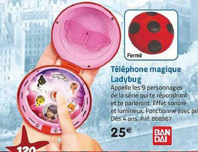 téléphone magique ladybug bandai