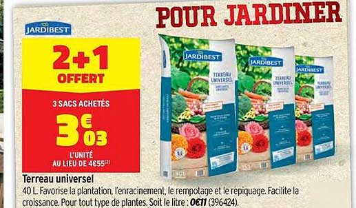 terreau universel jardibest