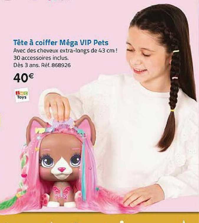 tête à coiffer méga vip pets