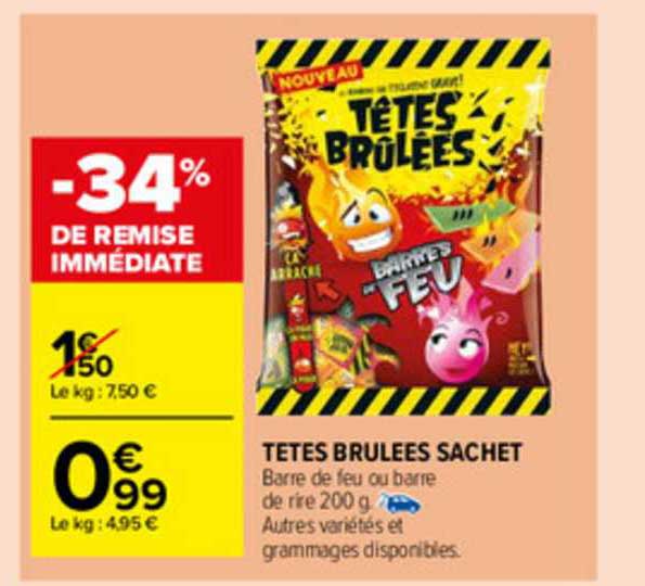 têtes brulées sachet