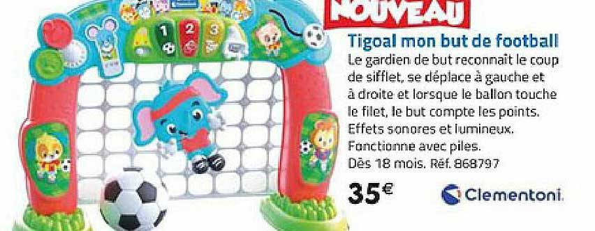 Tigoal Mon But De Football Clementoni