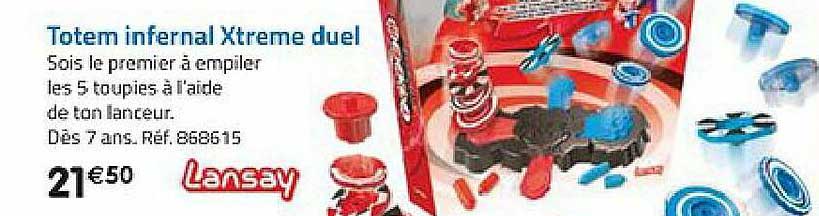 totem infernal xtreme duel lansay