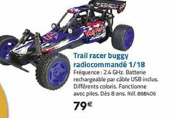 trail racer buggy radiocommandé 1 18