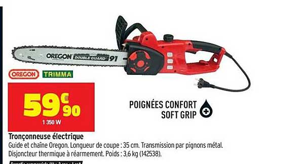 tronçonneuse électrique oregon trimma
