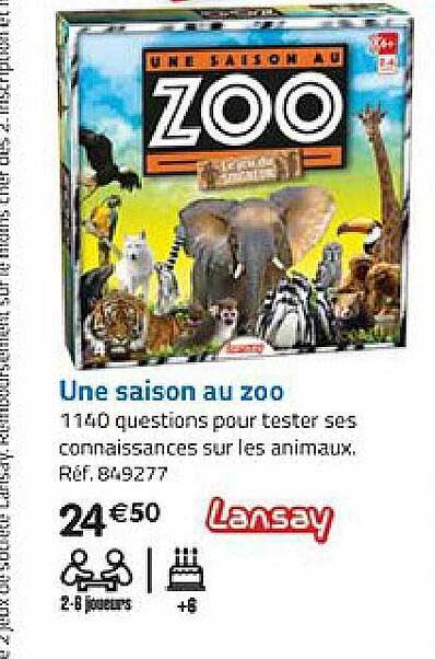une saison au zoo lansay