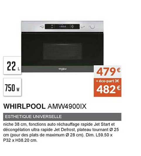 Wirlopool Amw4900ix Esthetique Universelle