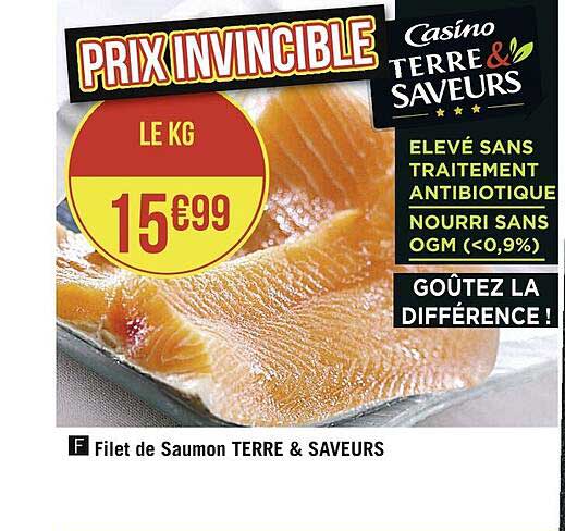 Filet De Saumon Terre & Saveurs