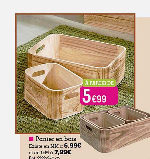 Panier En Bois