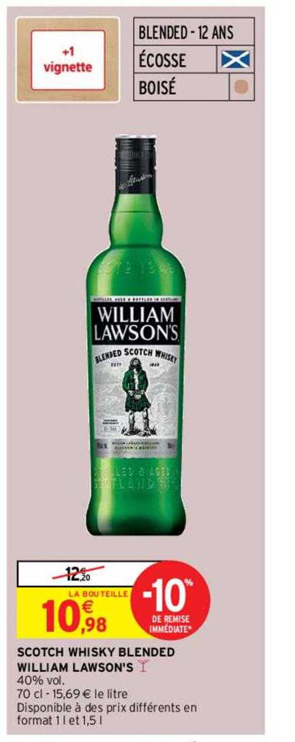 scotch whisky blended william lawson's