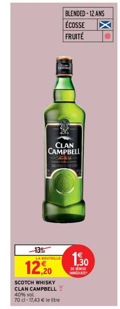 scotch whisky clan campbell