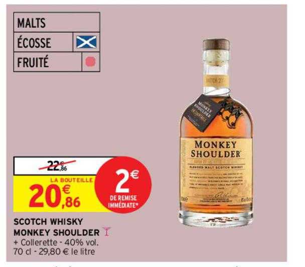 scotch whisky monkey shoulder