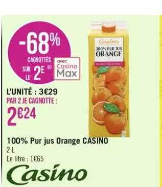 100% Pur Jus Orange Casino