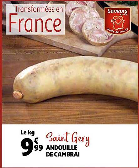andouille de cambrai saint gery