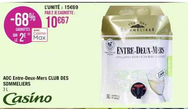 aoc entre-deux-mers club des sommeliers