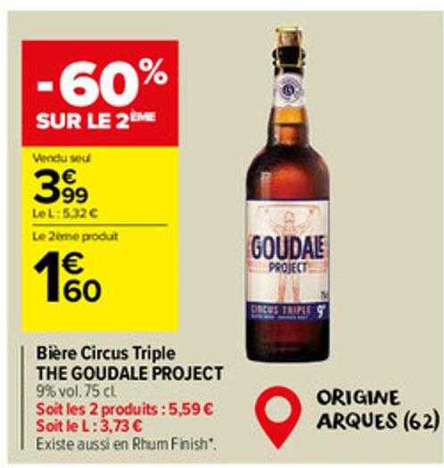 bière circus triple the goudale project