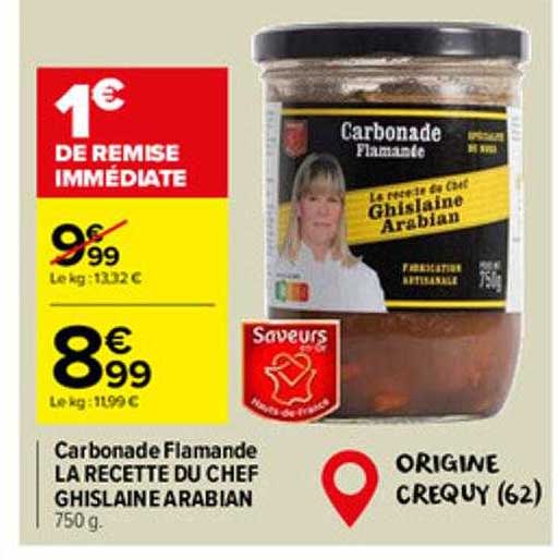 carbonade flamande la recette du chef ghislaine arabian