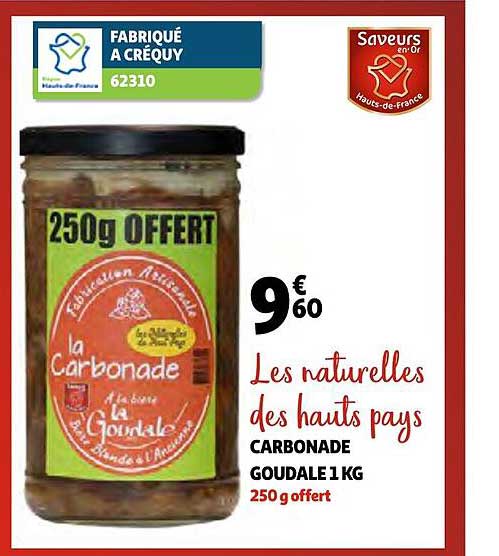 Carbonade Goudale 1 Kg Les Naturelles Des Hauts Pays