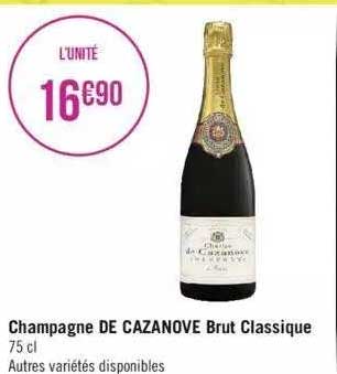 Champagne De Cazanove Brut Classique