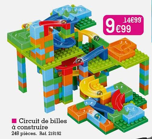 circuit de billes à construire