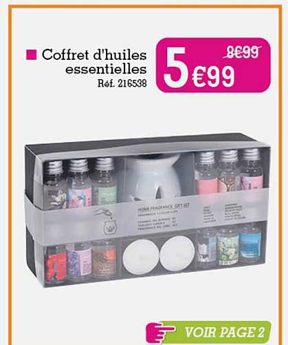 coffret d'huiles essentielles