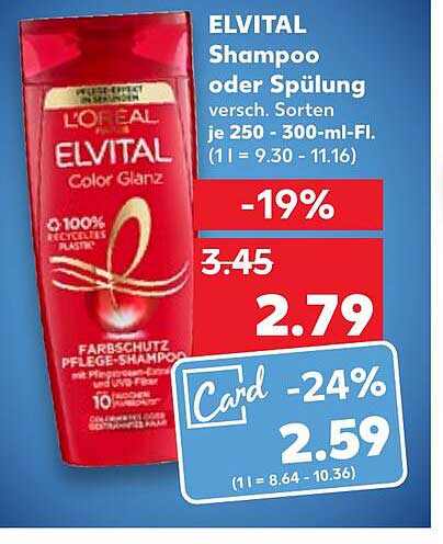 elvital shampoo oder spülung
