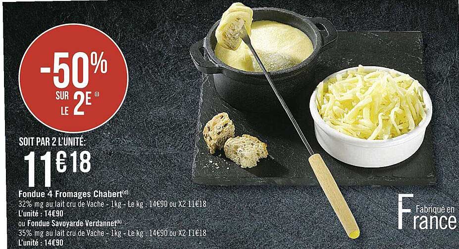 Fondue 4 Fromages Chabert