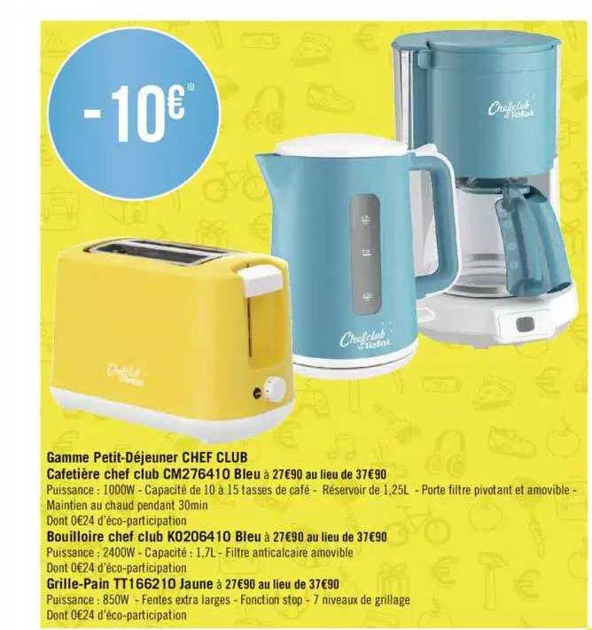 gamme petit-déjeuner chef club