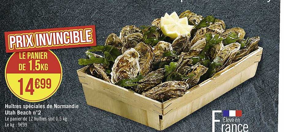 huîtres spéciales de normandie utah beach n°2