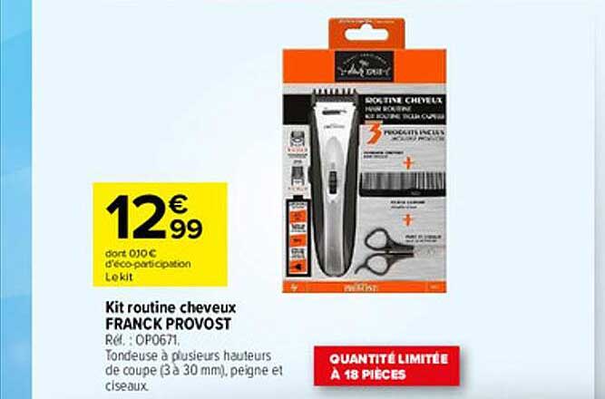 Kit Routine Cheveux Franck Provost