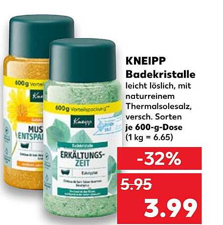 Kneipp Badekristalle