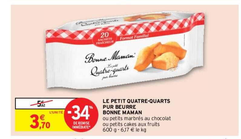 le petit quatre-quarts pur beurre bonne maman