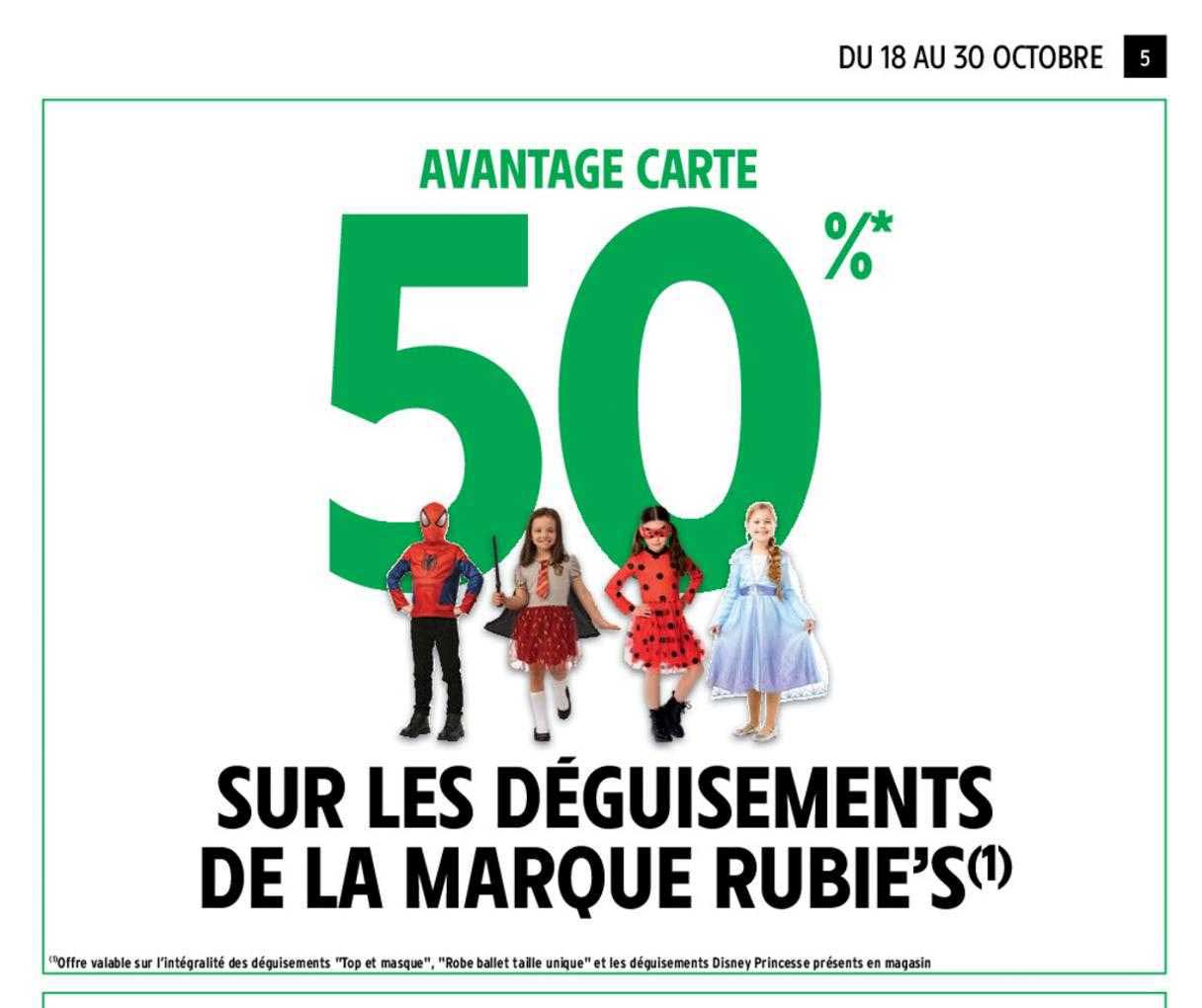 les déguisements de la marque rubie's