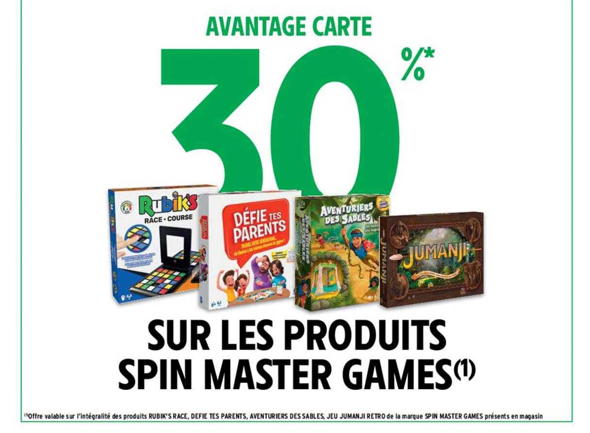 Les Produits Spin Master Games