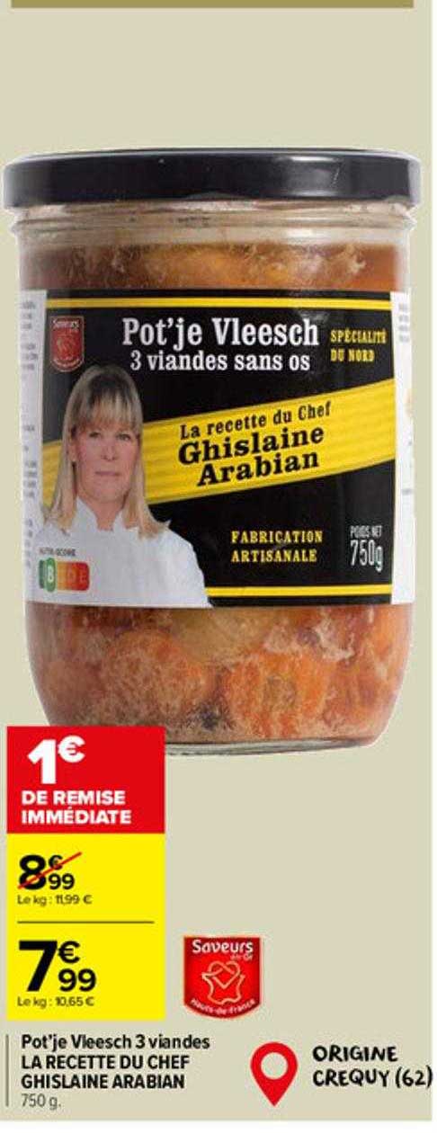 pot'je vleesch 3 viandes la recette du chef ghislaine arabian