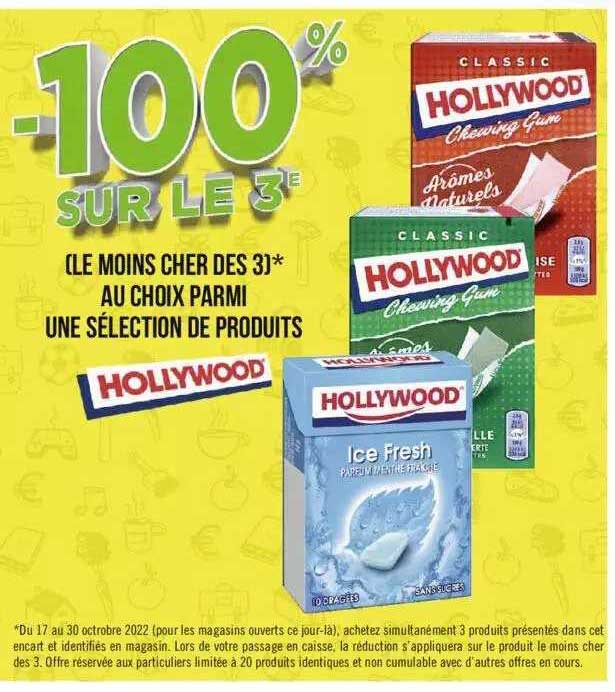 Produits Hollywood