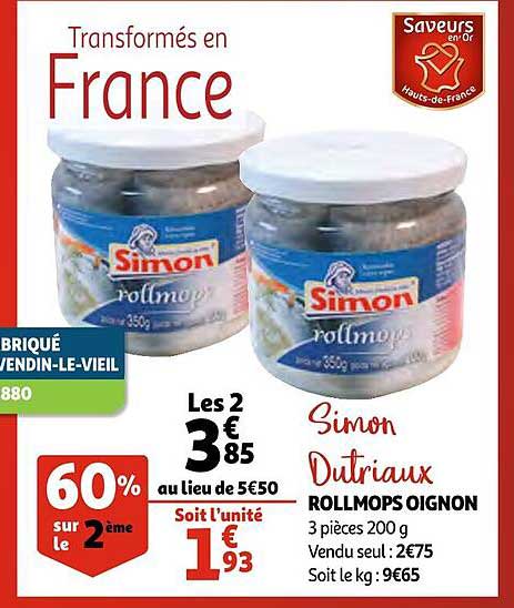 Rollmops Oignon Simon Dutriaux