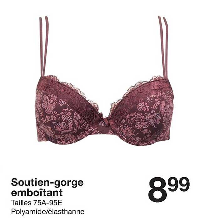 soutien-gorge emboîtant